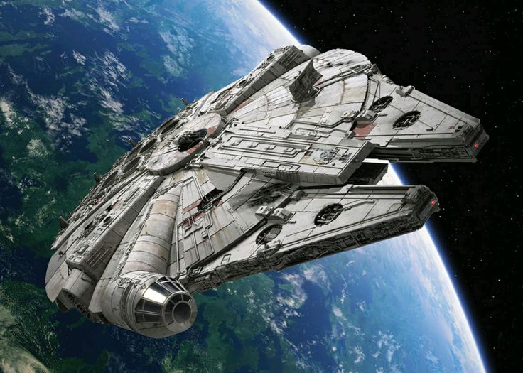 Millennium Falcon Star Wars spaceship design